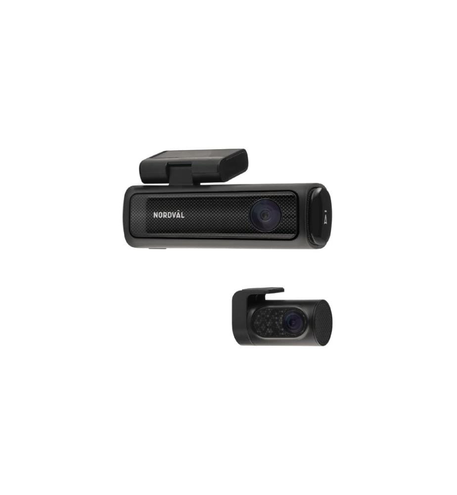 NORDVAL - Dashcam simple 5K & Dashcam double 4K avec Wi-Fi et GPS