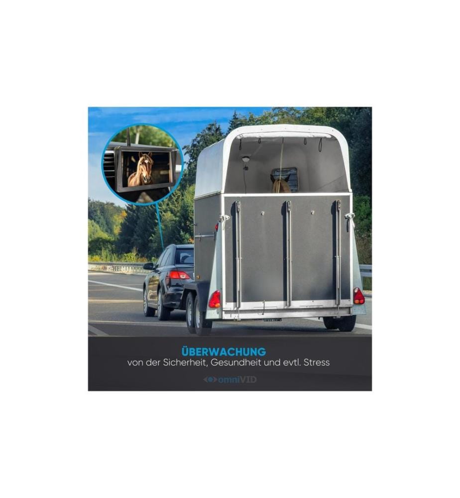 omniVID - Equi-Cam avec moniteur 5 pouces