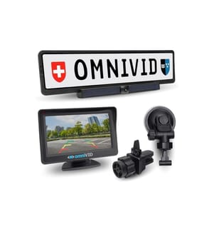 omniVID - Systèmes de caméra de recul Solar4 Premium, 4.3 pouces