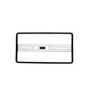 Quick-fix - Kennzeichenhalter Schwarz, 30 × 16 cm