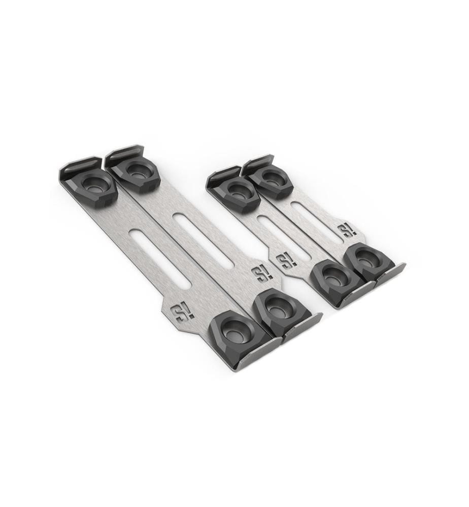 SNAP - Porte-numéro sans cadre 30 × 8 cm/50 × 11 cm, acier inoxydable
