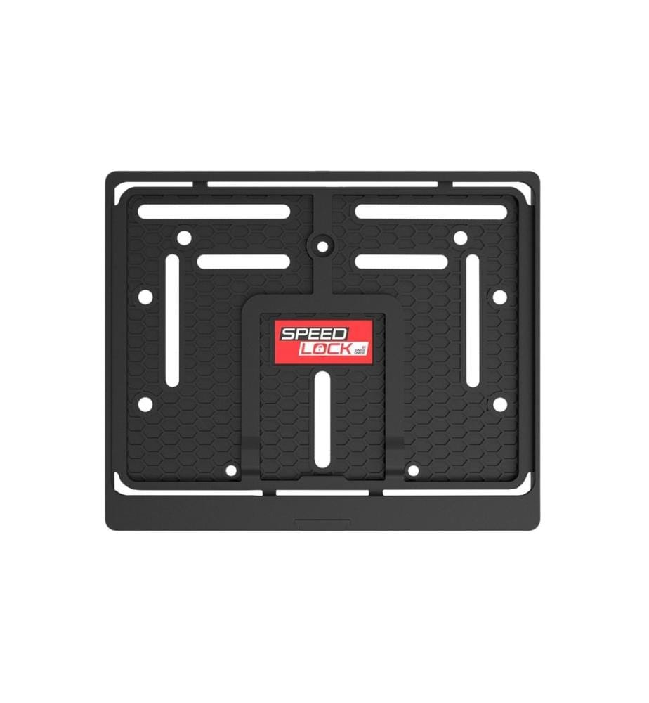 SPEEDLOCK - Cadre de plaque moto, plastique 18 × 14 cm