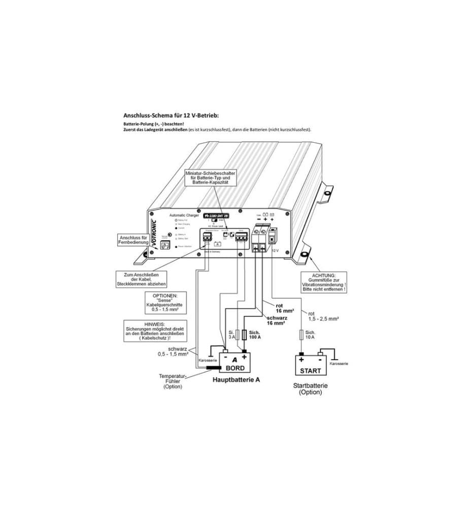 Votronic - Batterieladegerät Pb 2440 SMT 2B