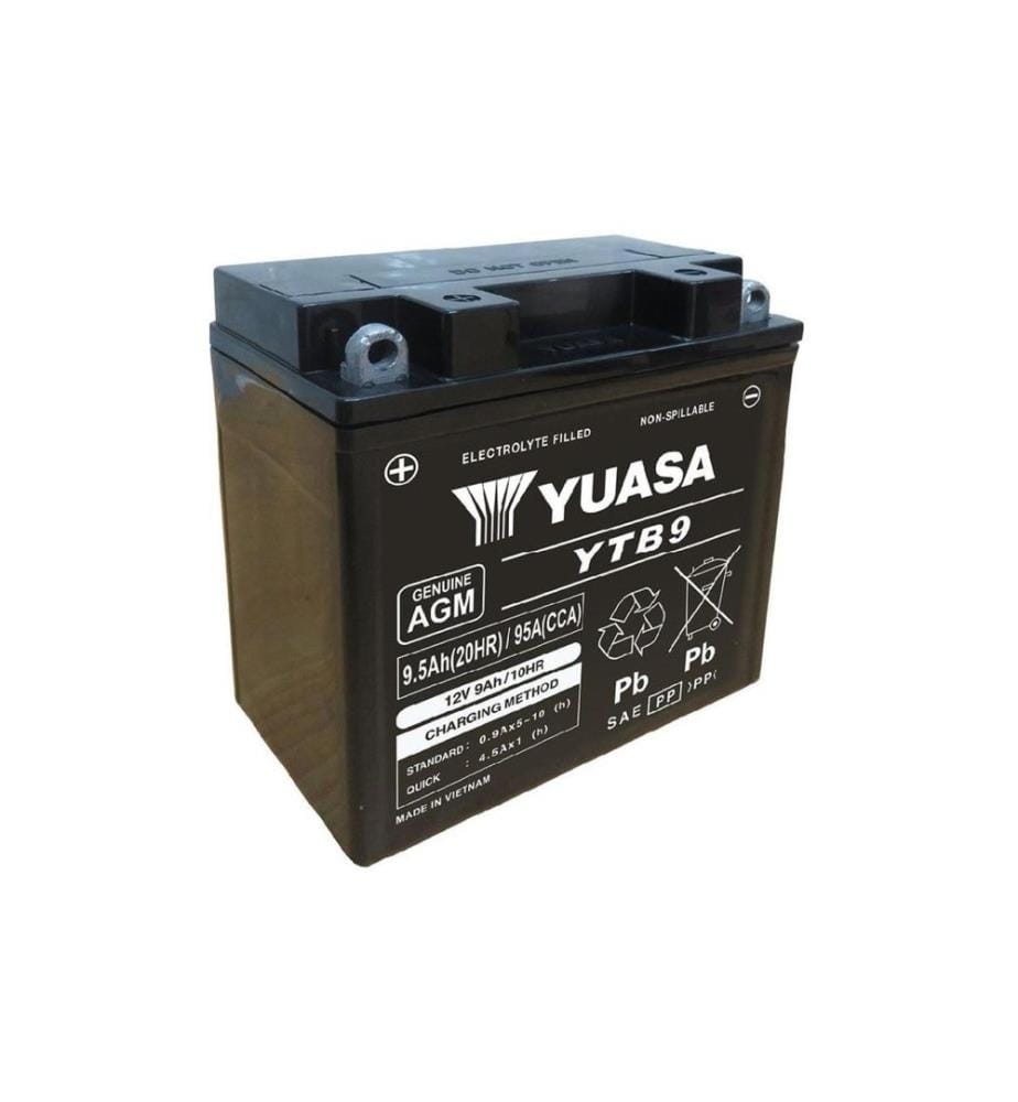 YUASA - Motorradbatterie AGM 12V/9.5Ah/95A