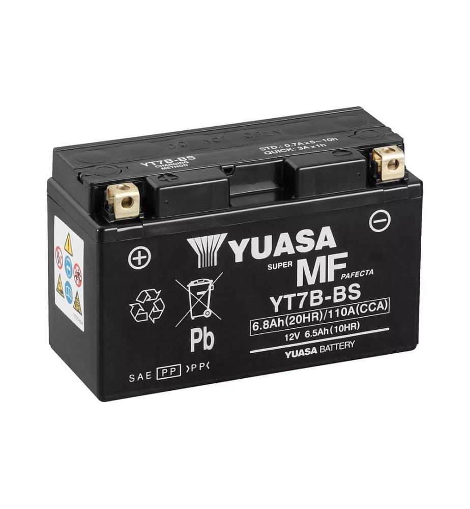 YUASA - Motorradbatterie AGM 12V/6.8Ah/110A