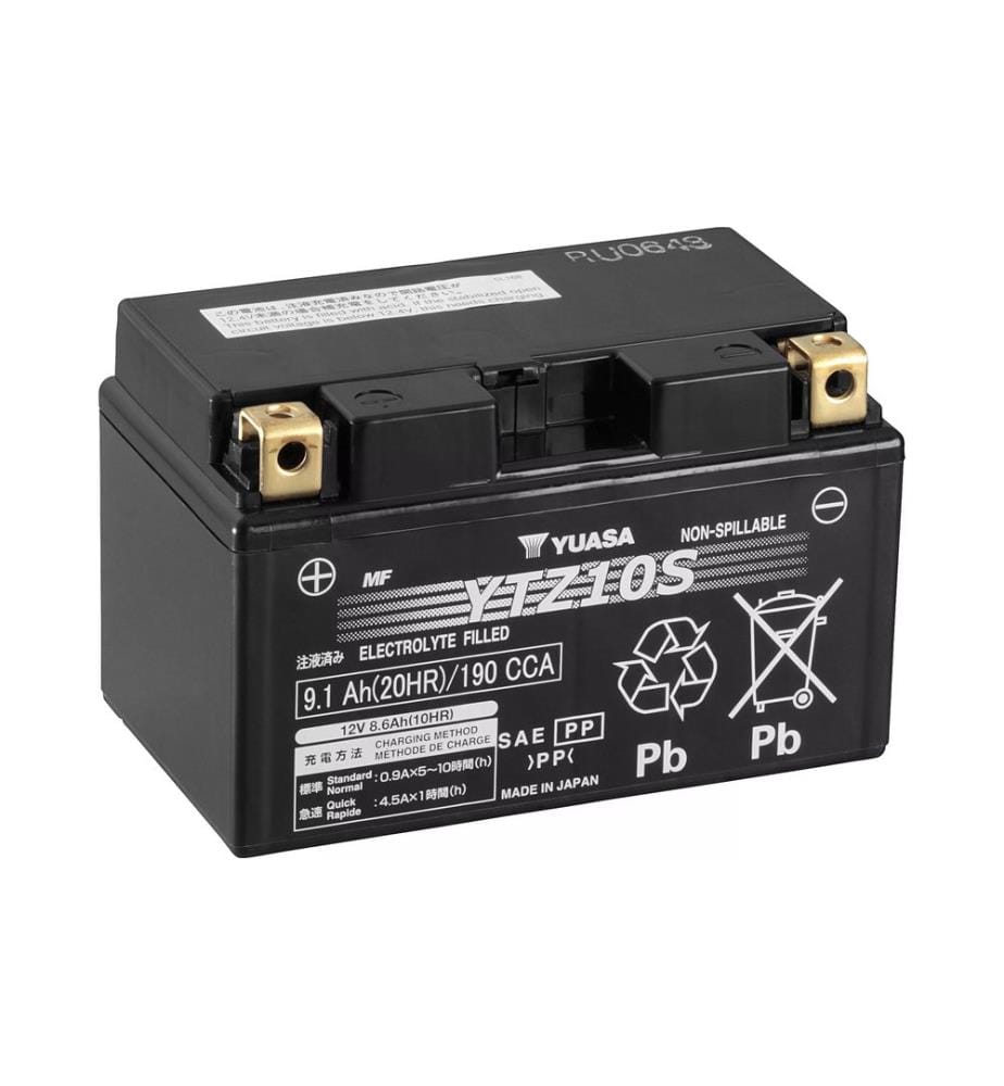 YUASA - Motorradbatterie AGM 12V/9.1Ah/190A