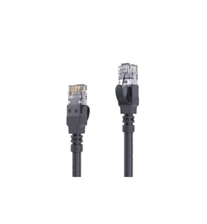 PURELINK - Patchkabel Cat 6A, S/FTP, 15 m, Schwarz