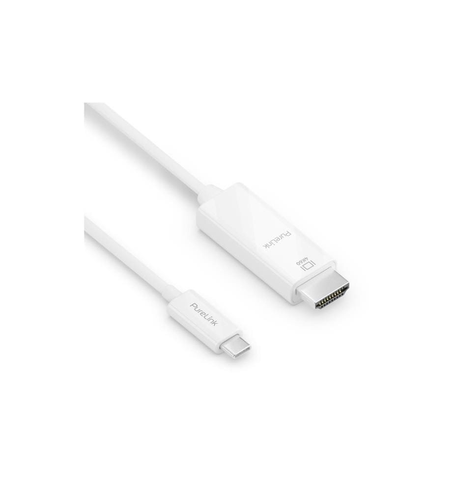 PURELINK - Câble IS2200-010 USB type C - HDMI, 1 m, Blanc