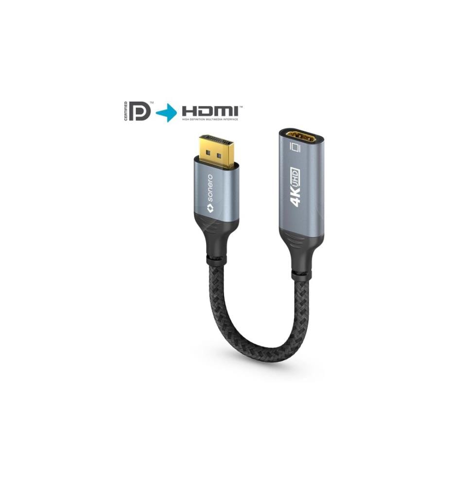 SONERO - Adapterkabel DisplayPort - HDMI