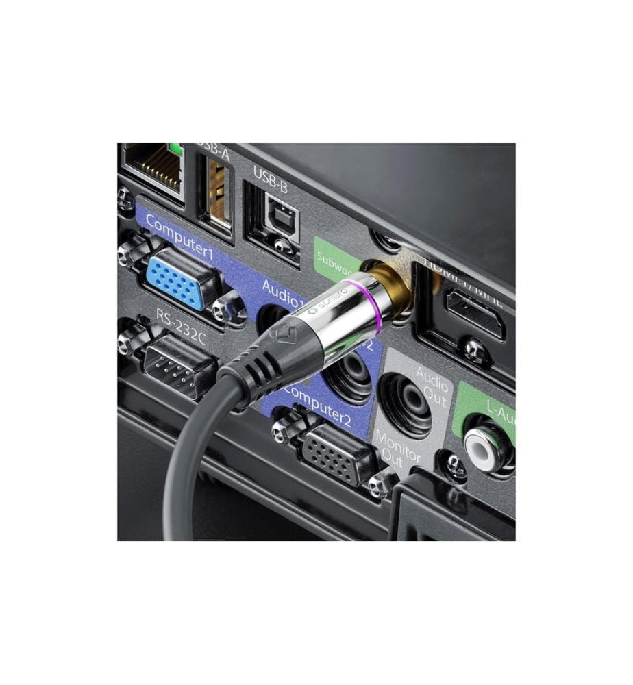 SONERO - Subwoofer stéréo / Mono Y-Cable Cinch - Cinch 2 m