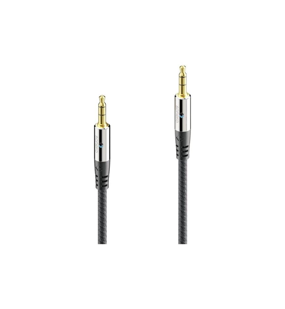 SONERO - Câble audio Jack 3.5 mm avec gaine en nylon 3 m