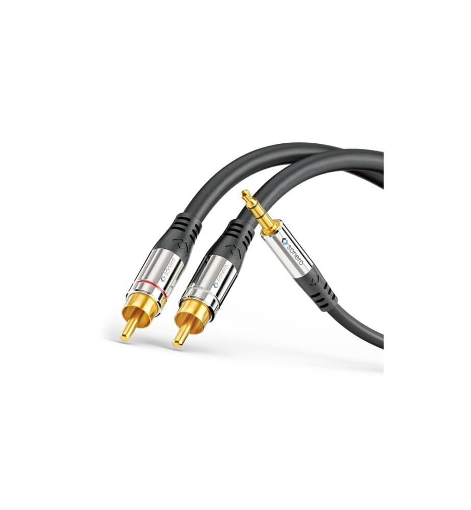 SONERO - Câble audio jack 3.5 mm - Cinch 10 m