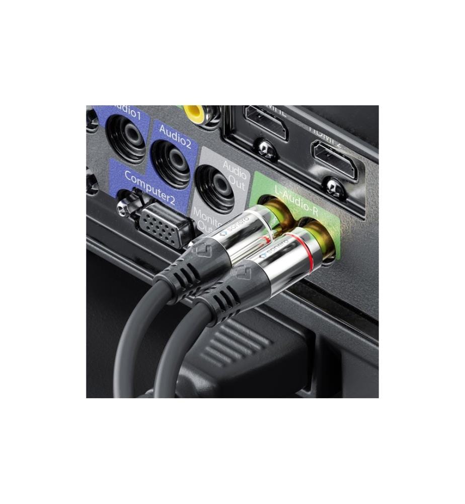SONERO - Câble audio jack 3.5 mm - Cinch 7.5 m