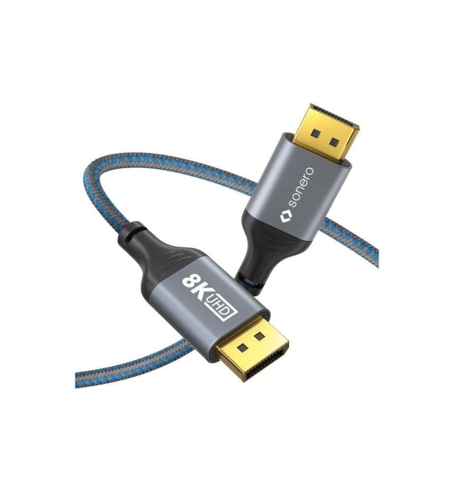SONERO - Câble 8K DisplayPort - DisplayPort, 2 m