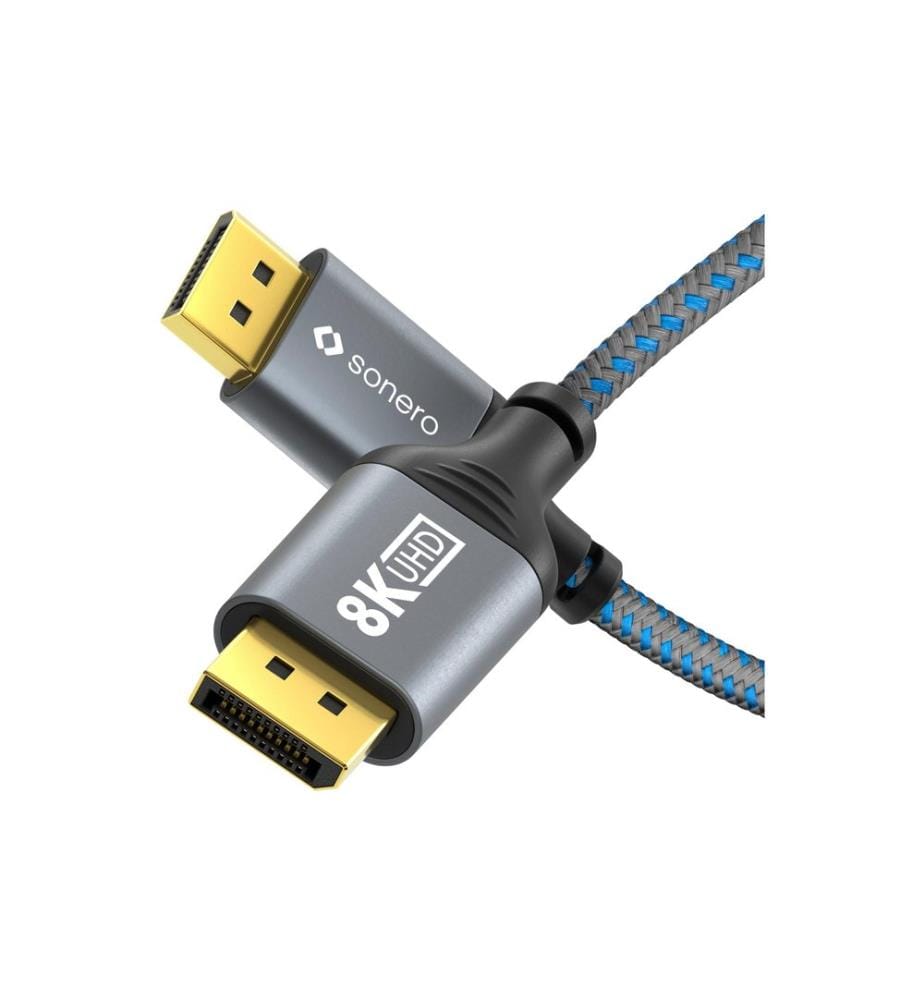 SONERO - Câble 8K DisplayPort - DisplayPort, 1 m