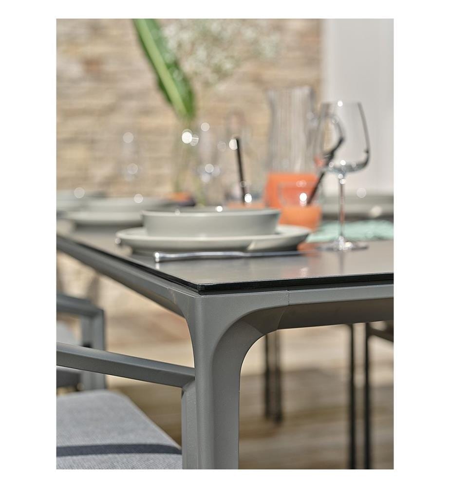 Poltrona da giardino con cuscino sfoderabile - Grigio antracite