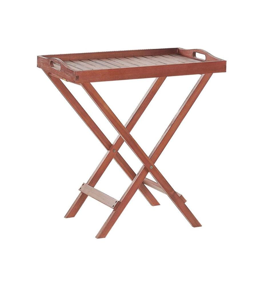 Table d'appoint pour le jardin TOSCANA Acacia Marron foncé