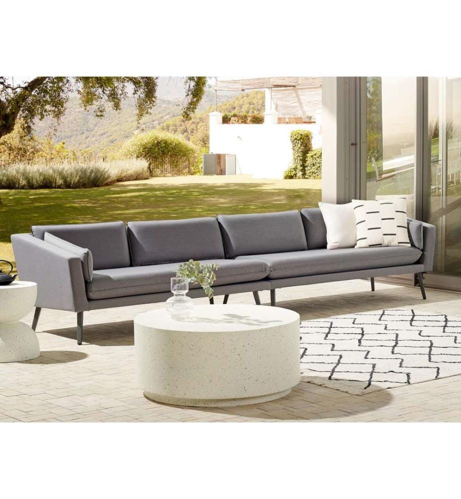 Gartensofa 4-Sitzer LORETELLO Grau