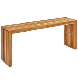 Outdoor Couchtisch BELLANO 150 cm 35 cm Akazienholz Braun