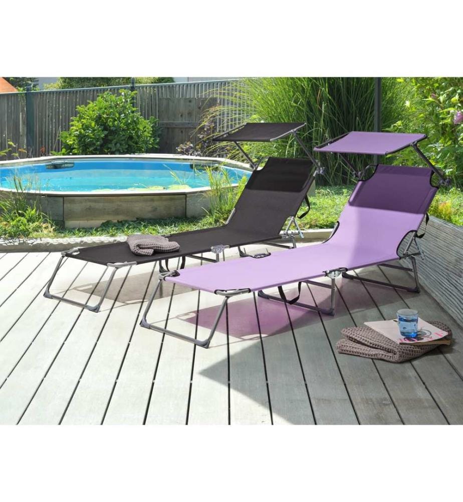 Transat FOLIGNO Métal Violet