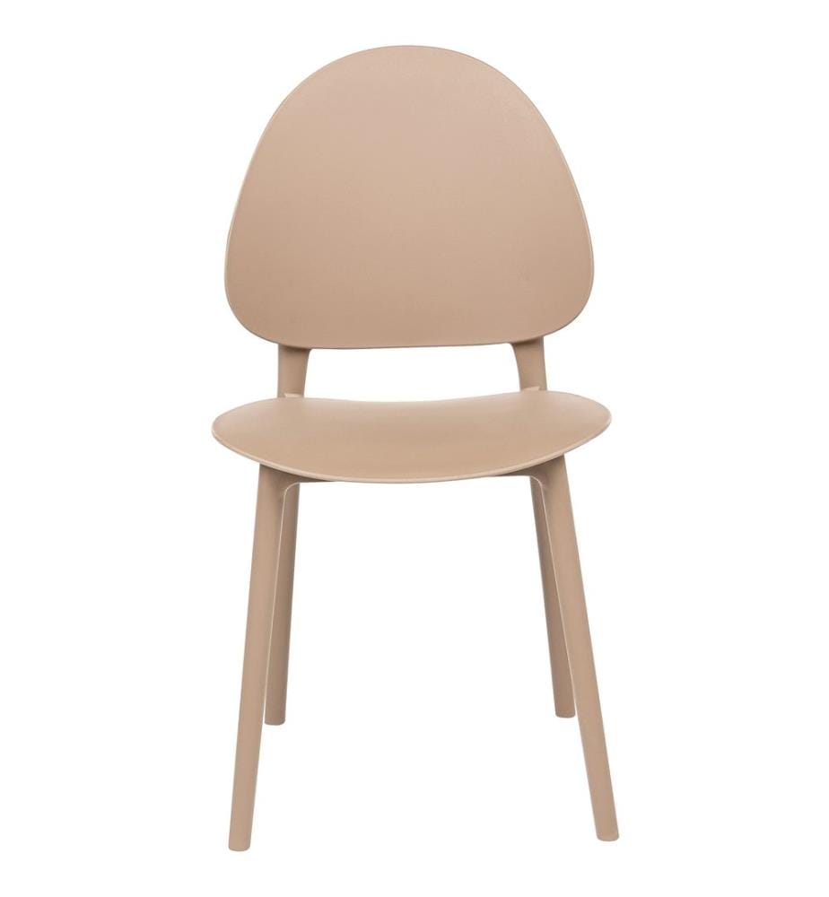 Gartenstuhl 4er Set CEARA Beige