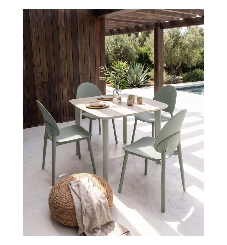 Gartenstuhl 4er Set CEARA Mintgrün