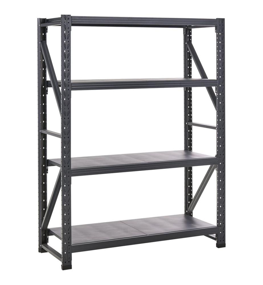 Scaffale per garage FIUGGI Metallo 150 cm 60 cm Nero