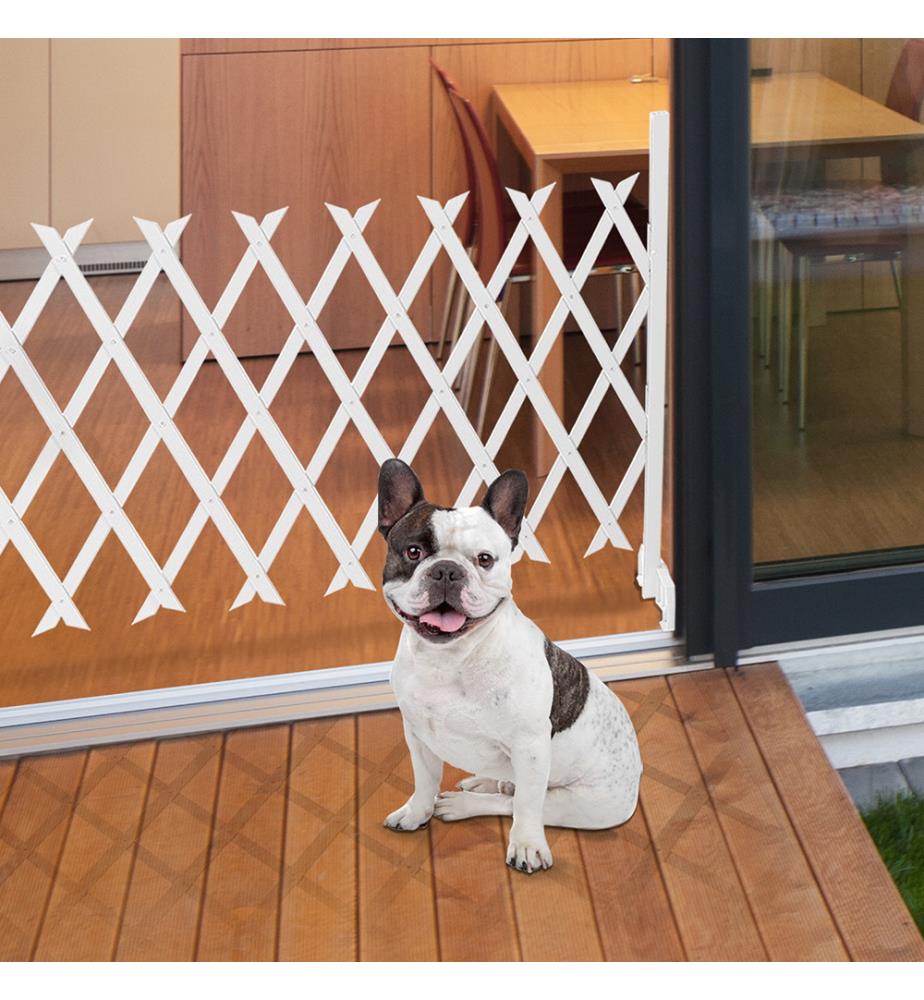 Barrière extensible 150 cm en Pvc - Blanc
