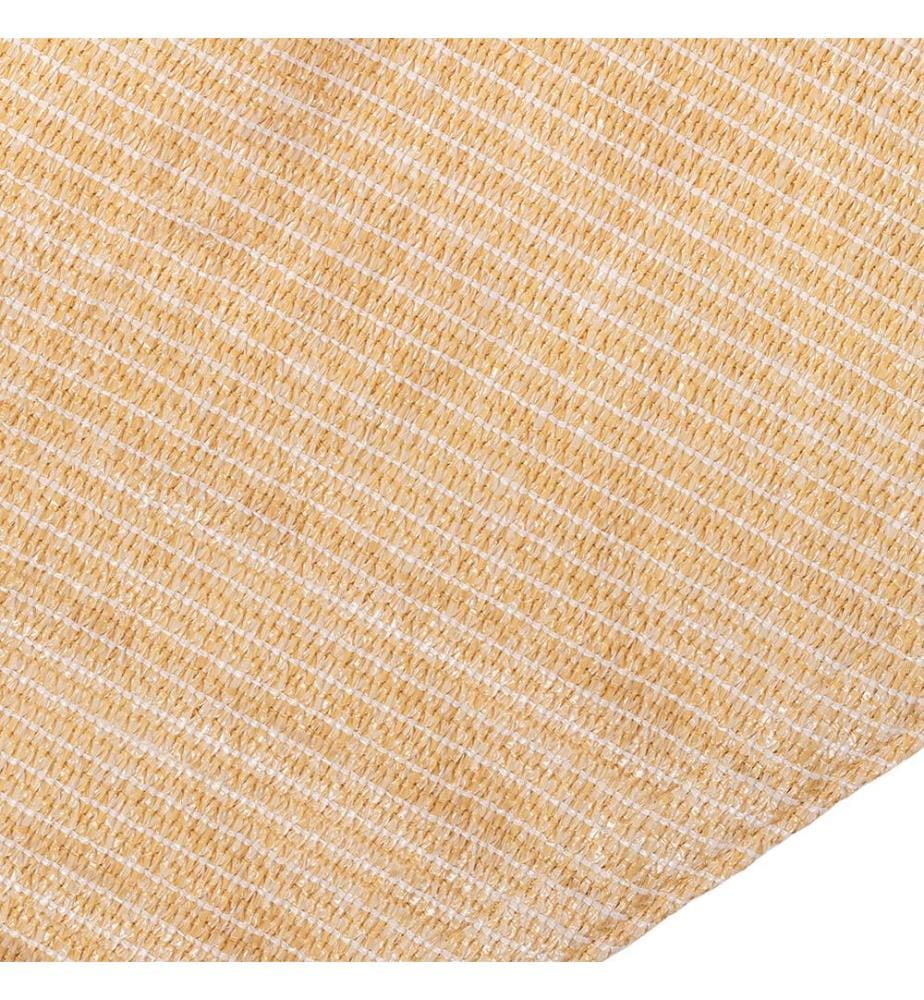 Dreieckiges Sonnensegel - 5 x 5 x 5 m - Beige