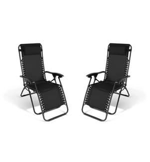 2er-Set Rela x Gartensessel schwarz