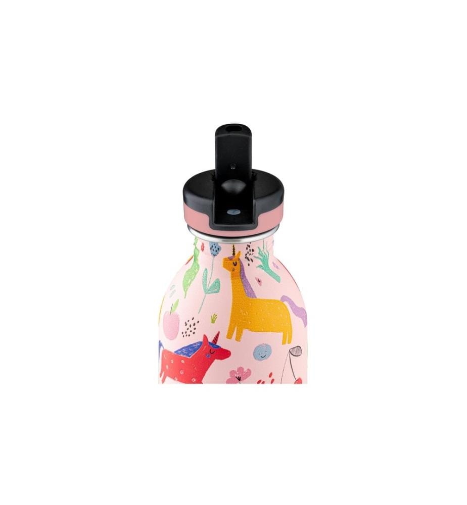 24BOTTLES - Gourde Urban avec couvercle de sport 250 ml, Magic Friends