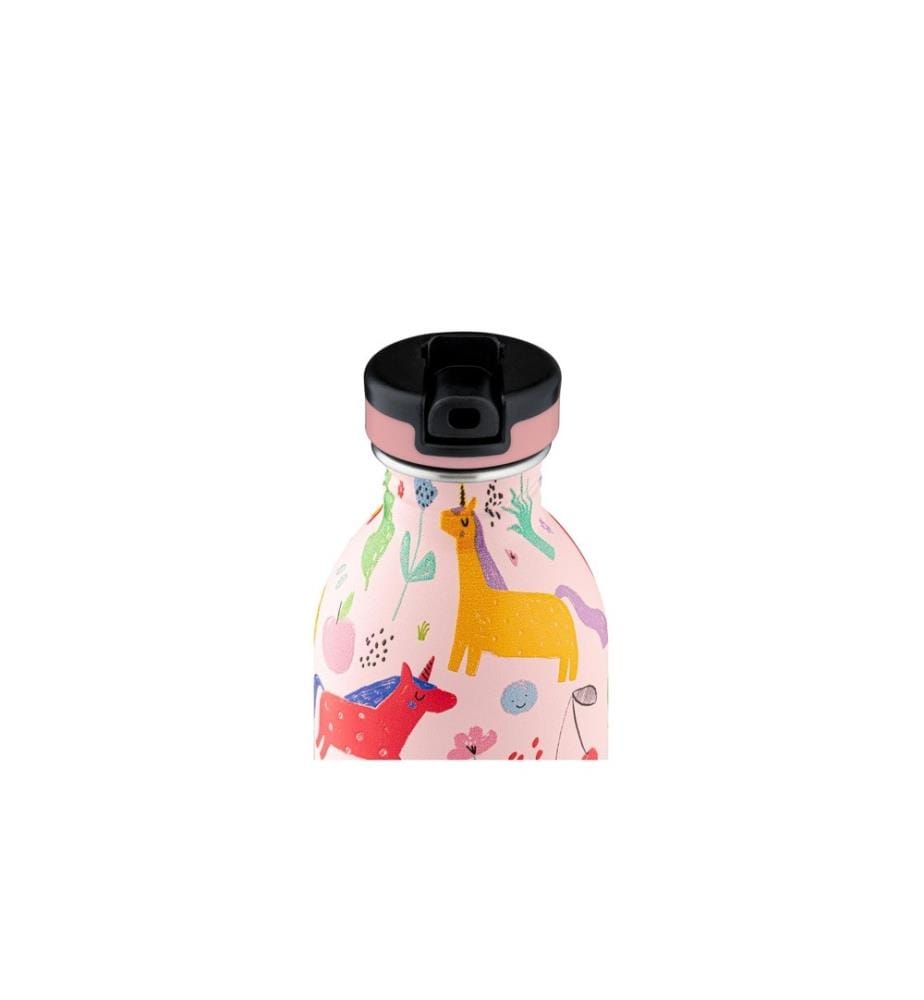 24BOTTLES - Gourde Urban avec couvercle de sport 250 ml, Magic Friends