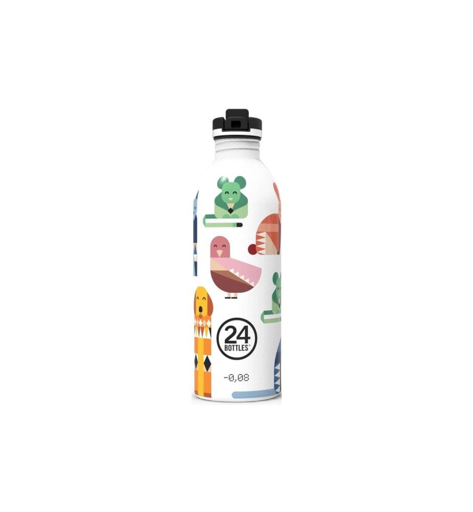 24BOTTLES - Gourde Urban avec couvercle de sport 500 ml, Best Friends