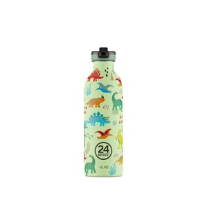 24BOTTLES - Gourde Urban avec couvercle de sport 500 ml, Jurassic Friends