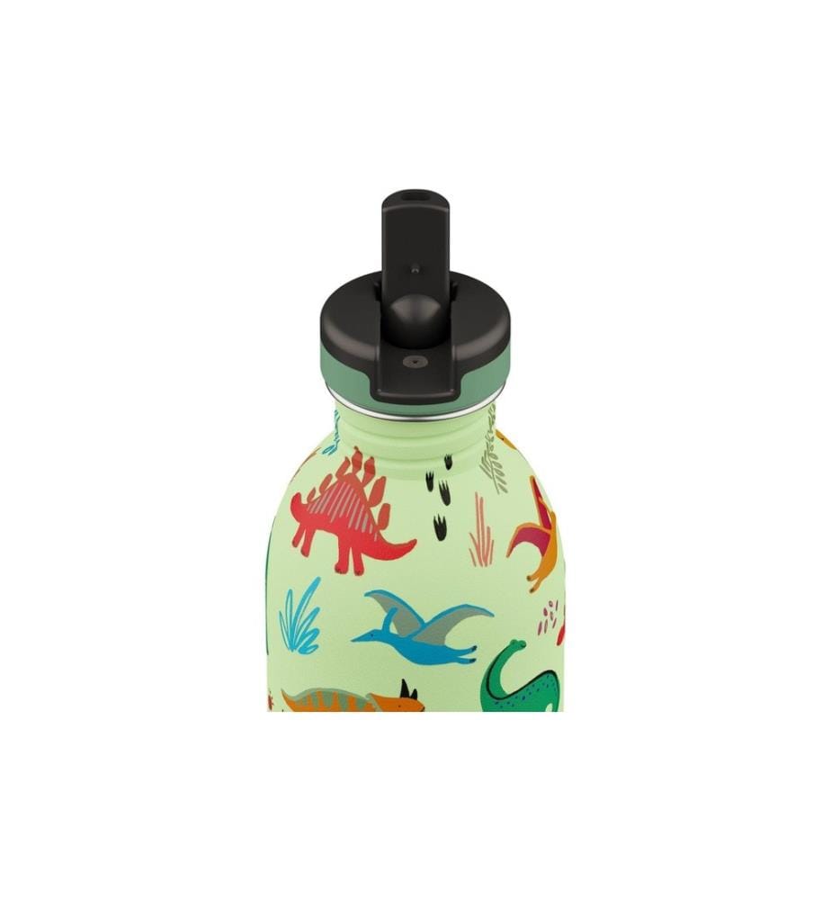 24BOTTLES - Gourde Urban avec couvercle de sport 500 ml, Jurassic Friends