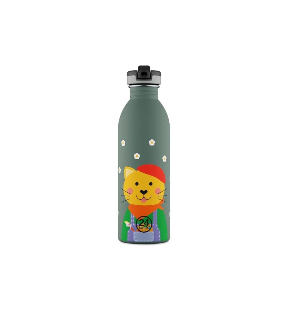 24BOTTLES - Gourde Urban 500 ml, Smart Cat