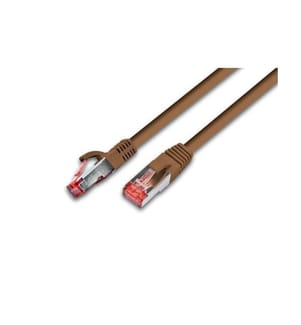 WIREWIN - Câble patch RJ-45 - RJ-45, Cat 6, S/FTP, 0.25 m, Brun