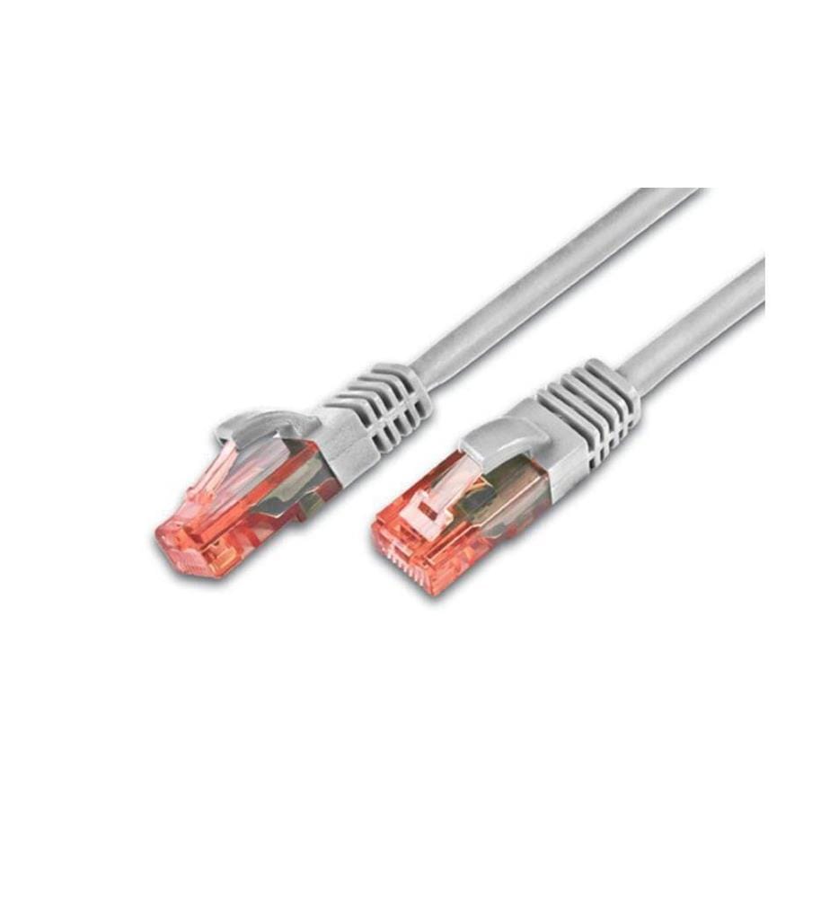 WIREWIN - Câble patch RJ-45 - RJ-45, Cat 6, UTP, 15 m, Gris