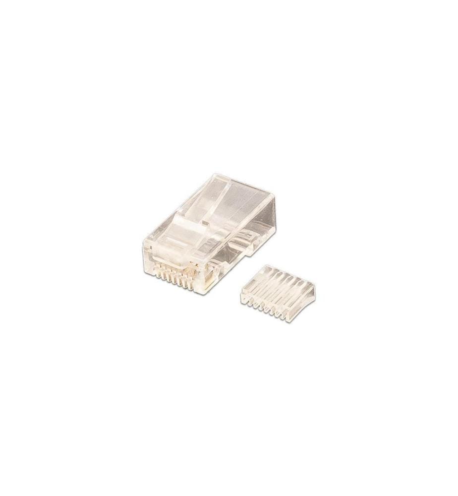 WIREWIN - Stecker RJ45 Cat.6 100 Stück, ungeschirmt, Einführhilfe