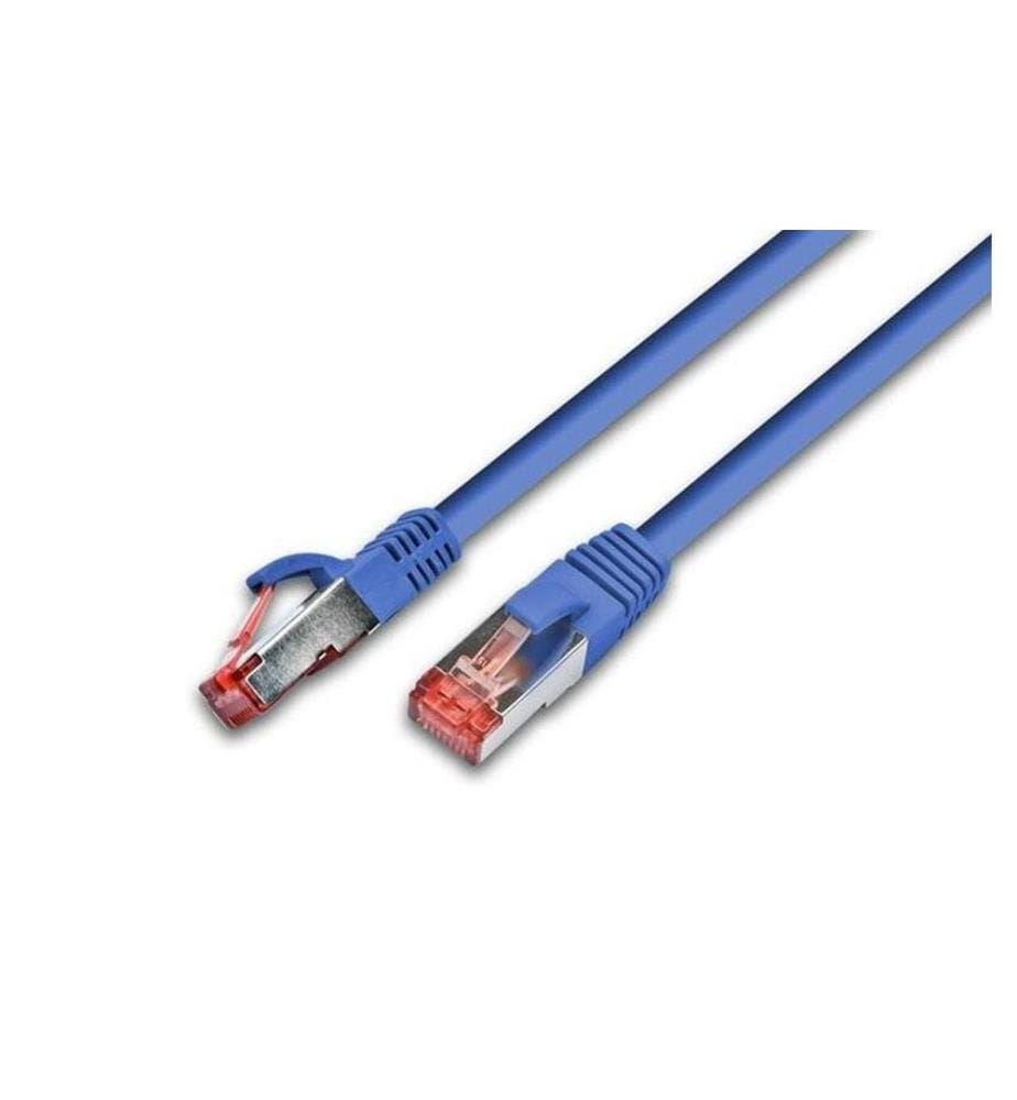 WIREWIN - Câble patch RJ-45 - RJ-45, Cat 6, S/FTP, 25 m, Bleu