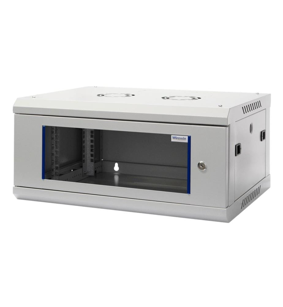 WIREWIN - Wandschrank 600X600X4U Pro 3rd Gen 19 / 4HE / Grau