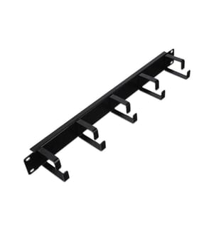 WIREWIN - Kabelführungspanel KFP-5RING METAL BL , Schwarz