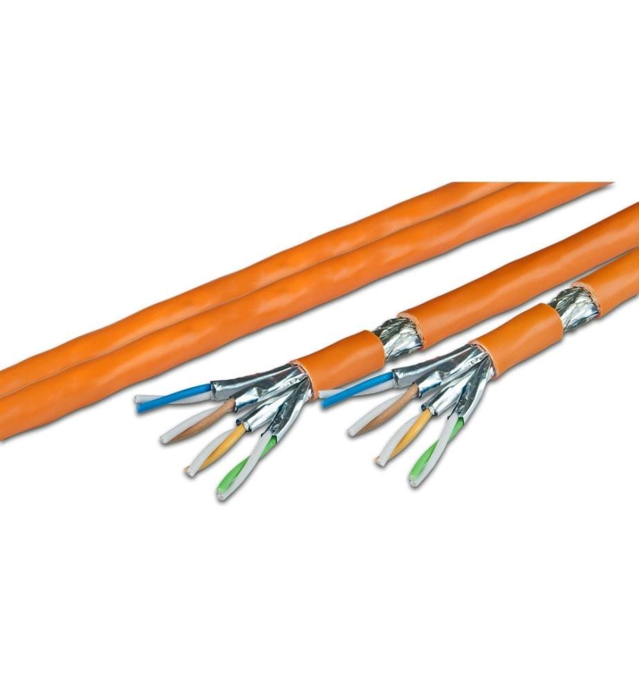 WIREWIN - Verlegekabel VKW SFTP K7 LSOH3 Cat 7, S/FTP, 500 m, Orange