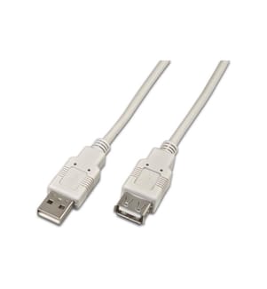 WIREWIN - Câble de prolongation USB 2.0  USB-A - USB-A 1.5 m
