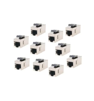 WIREWIN - Keystone-Modul Cat6, geschirmt, 2xRJ45 100 Stück