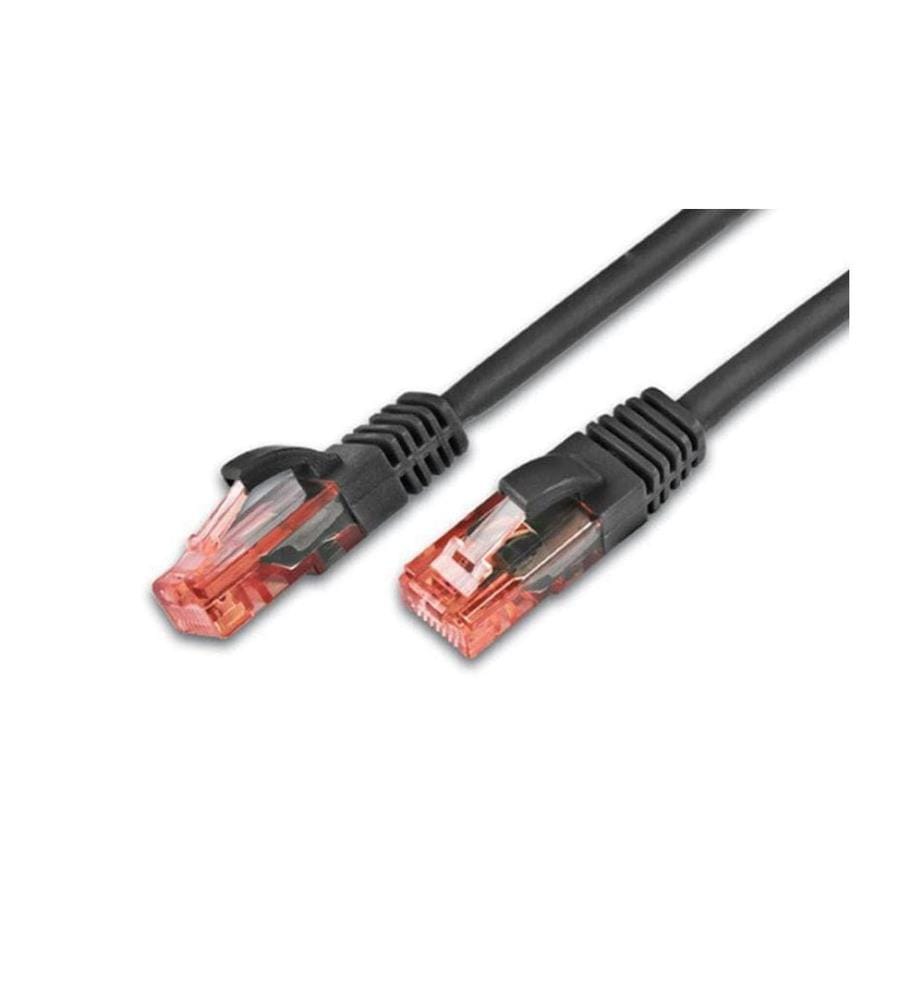 WIREWIN - Câble patch RJ-45 - RJ-45, Cat 6, UTP, 1 m, Noir