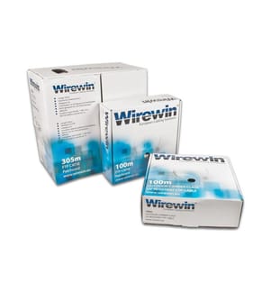 WIREWIN - Rangierkabel VKBOX KAT5E PATCH Cat 5e, F/UTP, 100 m, Grau