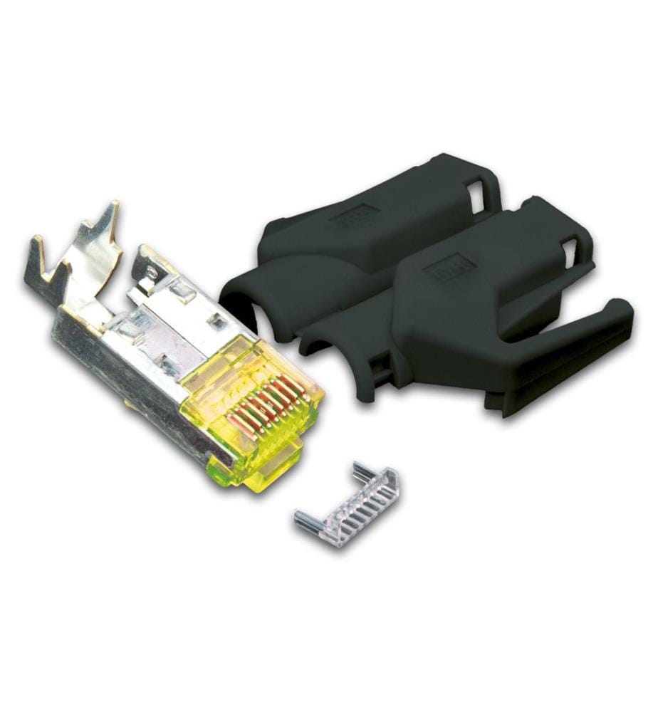 WIREWIN - Stecker RJ45 Hirose TM31 50 Stück, Schwarz