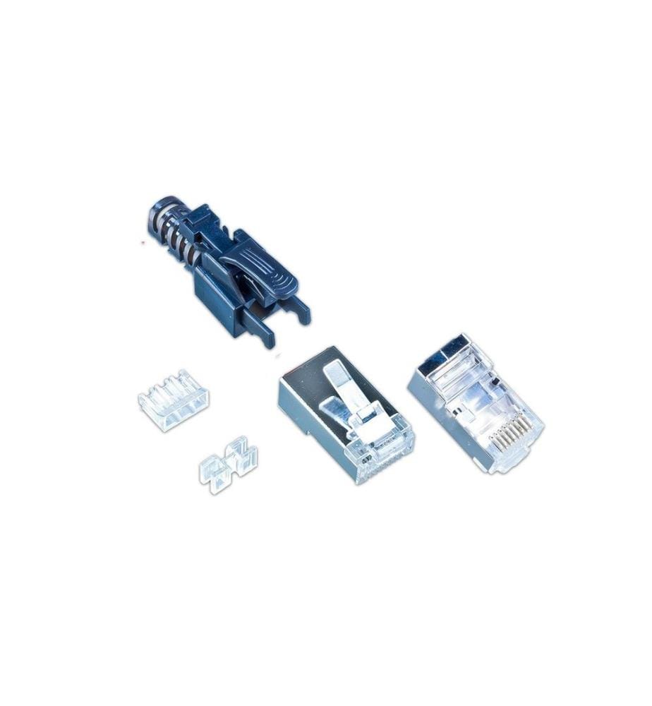 WIREWIN - Stecker RJ45 KAT6A Securelock 10 Stück, Schwarz