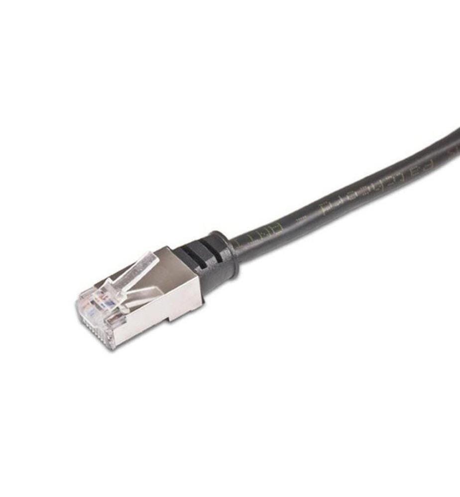 WIREWIN - Câble patch RJ-45 - RJ-45, Cat 5e, F/UTP, 10 m, Noir